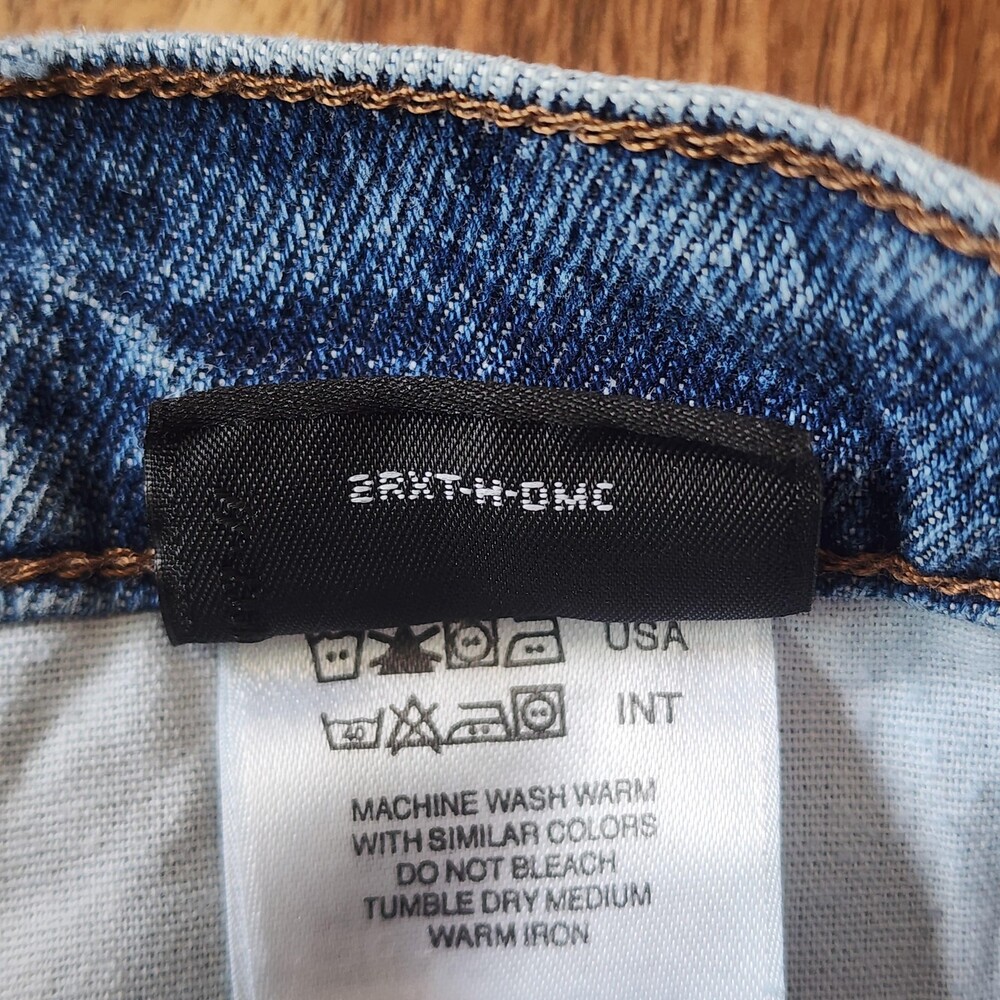 Harley-Davidson Jeans Womens 6 Petite Blue Medium Wash High Rise Straight Denim - Picture 7 of 14